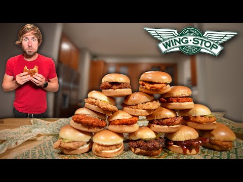 Eating EVERY Sandwich On The Wingstop Menu!