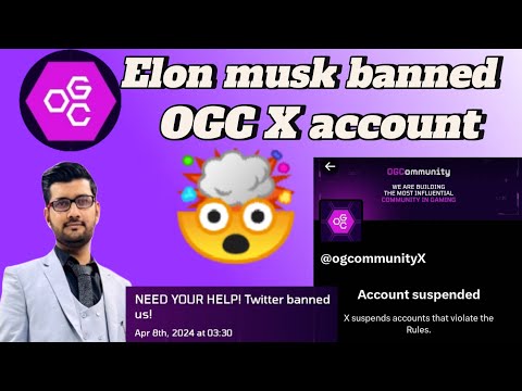 Elon musk suspended OGC official Twitter account