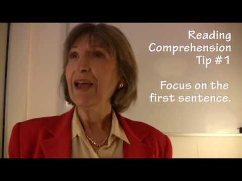 College Reading Comprehension Tip #1-First Sentences