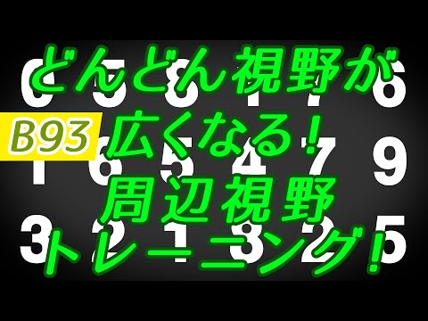 【Daily Eye Training】目指せアスリート！動体視力/周辺視野UP！vol.093