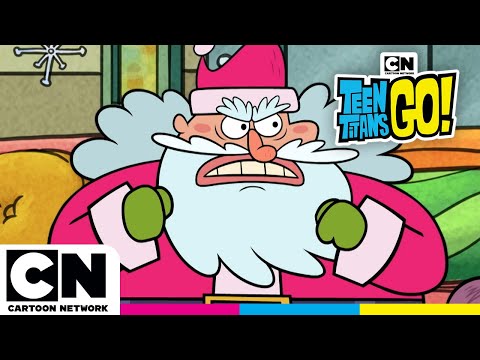 Robin and Santa Team Up to Save Christmas | Teen Titans Go! | @cartoonnetworkuk