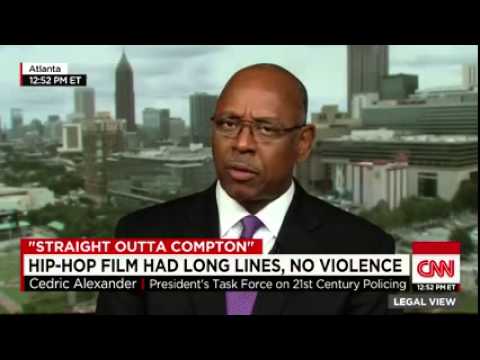 CNN News August 18 2015 Ashleigh Banfield discusses  Straight Outta Compton