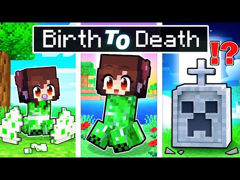 The BIRTH to DEATH of a Minecraft Creeper! ( Tagalog )