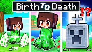 The BIRTH to DEATH of a Minecraft Creeper! ( Tagalog )