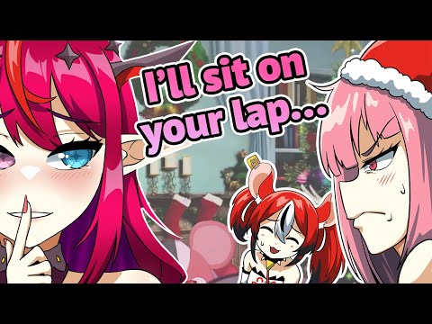 Calli's Santa Roleplay with IRyS & Bae Goes Wrong (Animation)