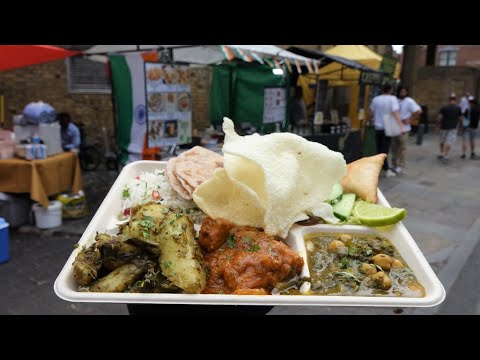 Indian Thali Tasting | Samosa Chaat | Pani Puri | Street Food by PlantXology | Brick Lane London