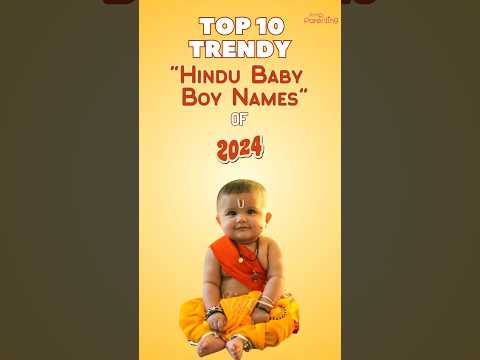 Top 10 Trendy Hindu Boy Names Of 2024 | Baby Boy Names | Hindu Boy Names