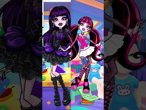 Draculaura VS Elissabat Monster High Angela2 #draculaura #elissabat #monsterhigh#mytalkingangela2