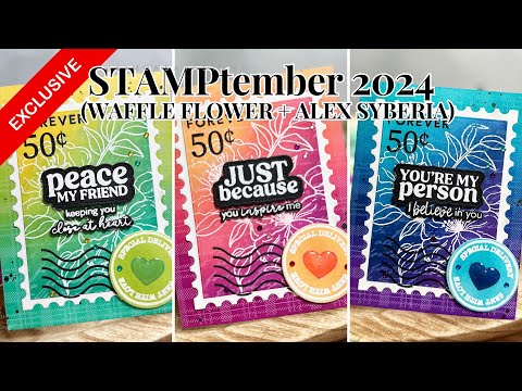 STAMPTEMBER 2024 | WAFFLE FLOWER & ALEX SYBERIA DESIGNS