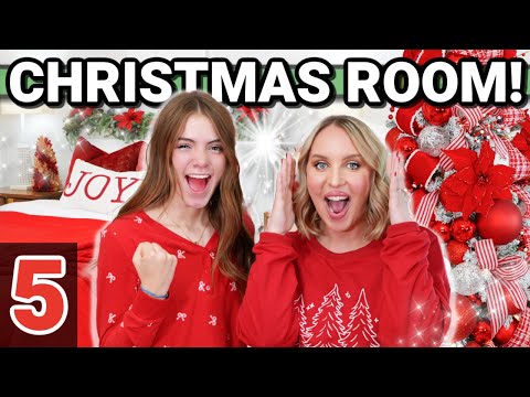 DREAM CHRISTMAS BEDROOM MAKEOVER FOR MY SISTER!