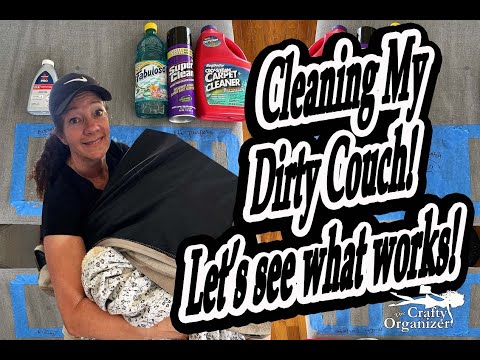 Cleaning my DIRTY Couch and Comparing Products!