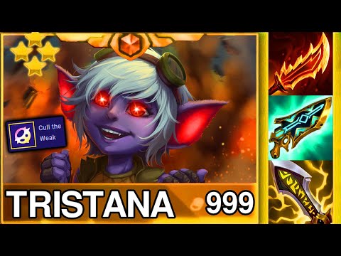 4 STAR TRISTANA WIPES THE WHOLE LOBBY ⭐⭐⭐⭐ TFT SET 13