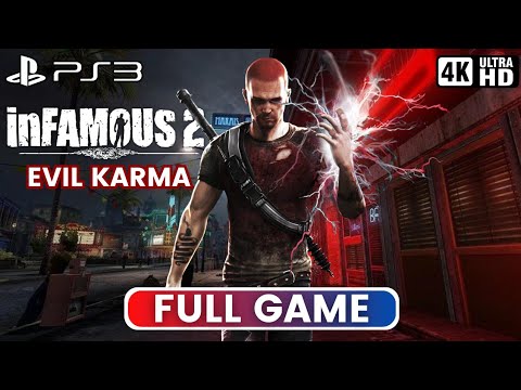 INFAMOUS 2 (Evil Karma) | Full Game (PS3 Gameplay 4K UHD)