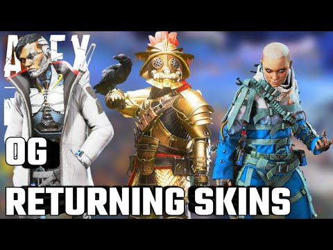 Apex OG Skins Returning Centurion,FlashPoint,WarMachine,Whitelisted,GreatWinter | Apex Legends News