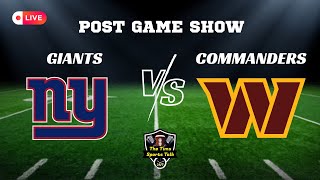 Post Game! New York Giants VS Washington Commanders PlayByPlay/Analysis