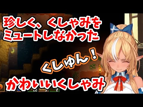 珍しくくしゃみをミュートしなかったかわいいシーン【不知火フレア/ホロライブ切り抜き】