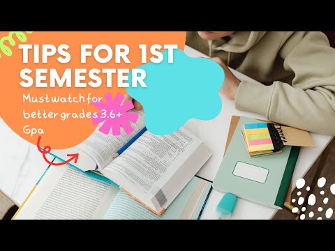 7 Tips for 1st semester students|honest experience|must watch!|A++ tutorials