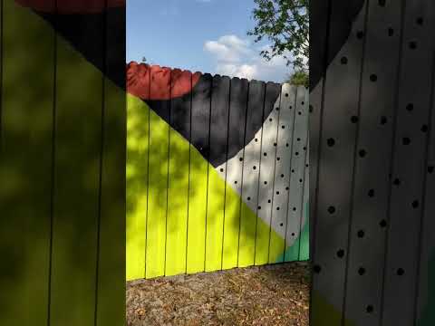 Fence Mural Timelapse ￼🎨☺️