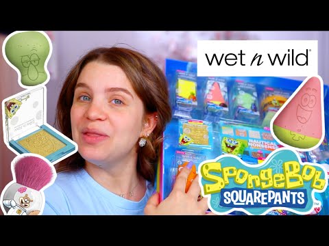 WET N WILD X SPONGEBOB REVIEW + TUTORIAL