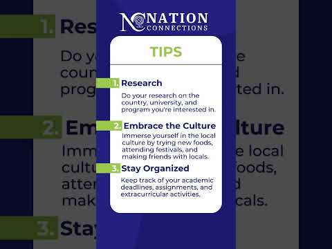 Here Are The Top 3 Study Abroad Tips @NCVisas #abroaduniversity #educationabroad #visaapplication