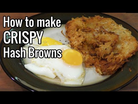 How to make crispy diner style hash browns