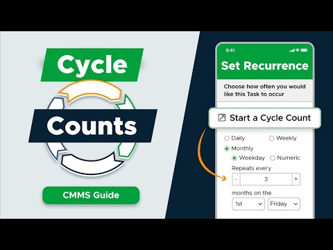 Using Cycle Counts to Audit Your Parts Inventory | CMMS Tutorial