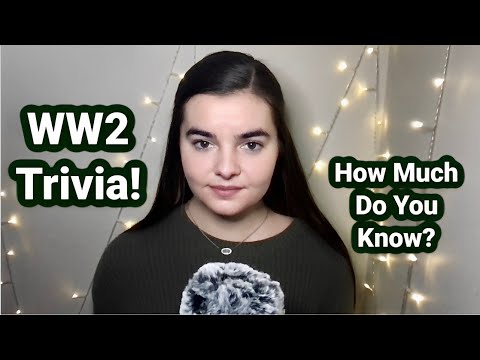 ASMR Whispering 70 World War 2 Trivia Questions