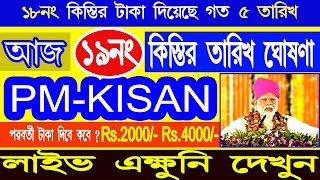 PM Kisan 19 নম্বর কিস্তির টাকা দেওয়ার তারিখ ঘোষণা করল আজ | PM Kisan 19 No. Installment date update