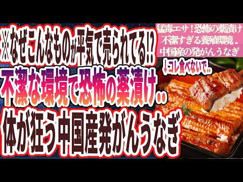 【産地偽装】「超猛毒エサで育てられた激安中国うなぎを食べ続けた人の末路は悲惨なことになります…」を世界一わかりやすく要約してみた【本要約】