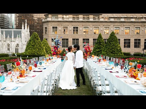 Rainbow Wedding Video | New York City Wedding | 620 Loft & Garden