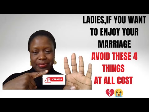 4 things you should not do as a single lady if you don't want to regret your marriage.