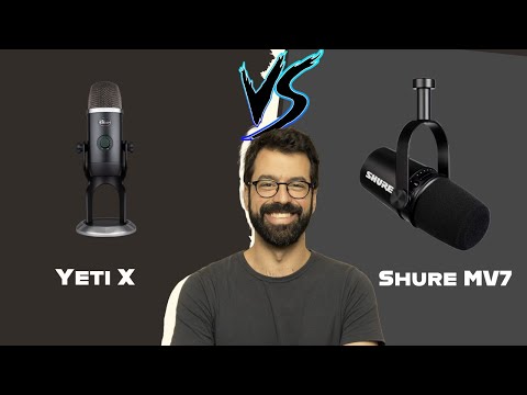 Yeti X VS Shure MV7 (Top USB Microphones for Content Creators) 2025