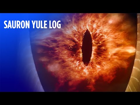 🔴 LIVE: Eye of Sauron Yule Log | Lord of the Rings | Warner Bros. Entertainment