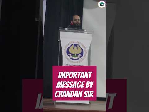 Important Message by Chandan Poddar Sir | Take Care of Health during Exam Time #shorts