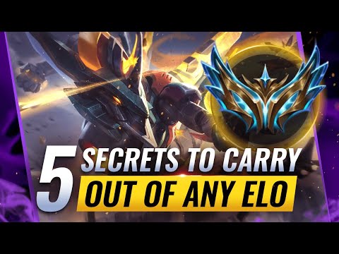 Secrets to CARRY IN EVERY ELO - League of Legends