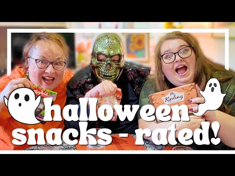 TESTING & REVIEWING HALLOWEEN SNACKS | M&S, ASDA, Mr Kipling & more | 2024