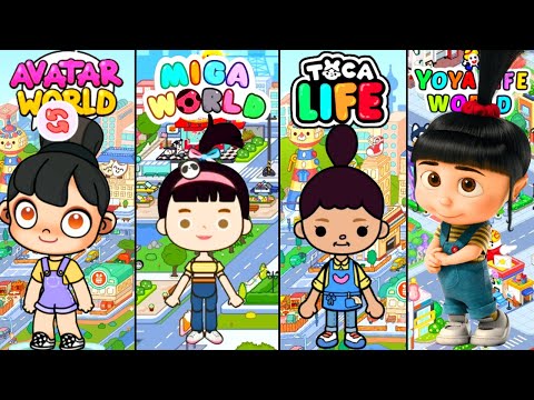 AGNES / MEU MALVADO FAVORITO4/in the versions TOCA LIFE WORLD, AVATAR WORLD, MIGA WORLD E PIPI WORLD