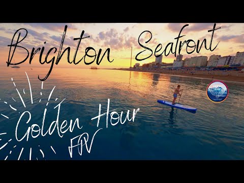 Brighton Seafront Golden Hour FPV