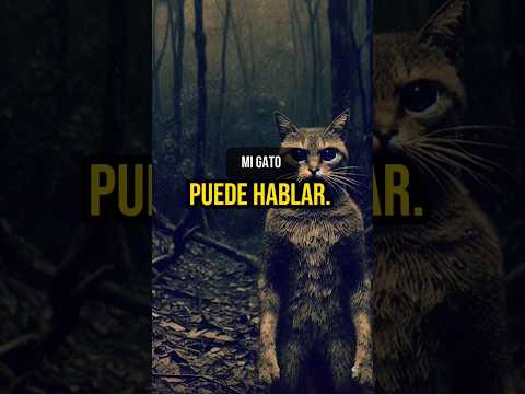 Mi gato puede hablar. ¿Qué pasa cuando un gato puede hablar? #GatoHablador #HistoriaDeMiedo #noche