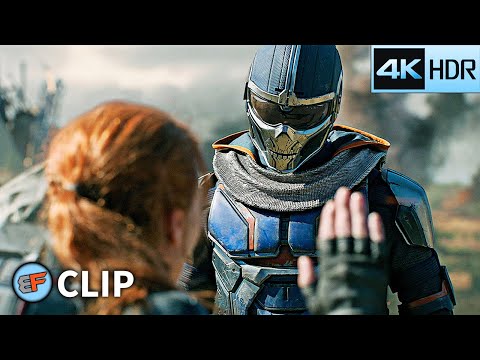 Black Widow vs Taskmaster - Final Fight Scene | Black Widow (2021) IMAX 4K HDR Movie Clip