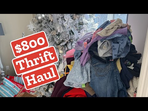 2 Days Thrifting in Chicago - Almost $1K Spent THRIFT HAUL