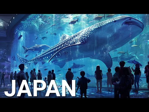 🦈🐬🐠 OSAKA AQUARIUM KAIYUKAN, ONE OF THE LARGEST AQUARIUMS IN THE WORLD, WHALE SHARKS, 4K, 大阪市, 日本