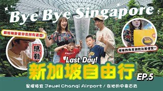 用華麗的瀑布結束這回合！【新加坡自由行 EP.5】星耀樟宜 Jewel Changi Airport / 在地的中東百貨商場 / 新加坡麥當勞