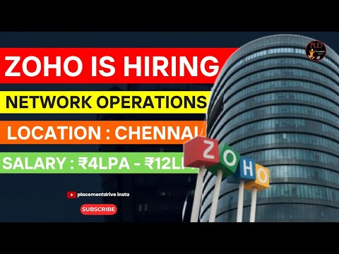 Zoho Hiring NOC Engineers | Entry-Level to Experienced Role (0-5 Years)