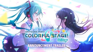 HATSUNE MIKU: COLORFUL STAGE! Announcement Trailer