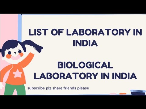 list of various laboratory in India (Biological science laboratory 🧫🧪)@g-patrevisionclasses