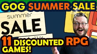 👽 GOG SUMMER SALE 2022! - 11 Great Discounted RPG Games! 👾