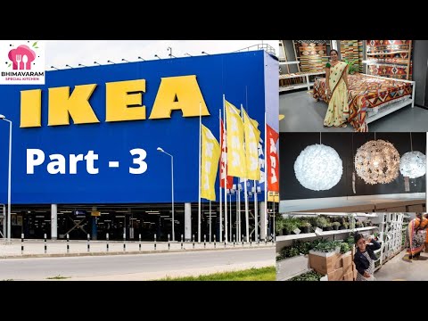 Hyderabad ikea shopping mall tour - 3 || my ikea shopping || curtains || mats || plants || lights