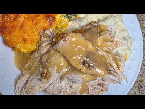 Oven Bag Cajun Herb Turkey Breast recipe - step by step Turkey breast and gravy