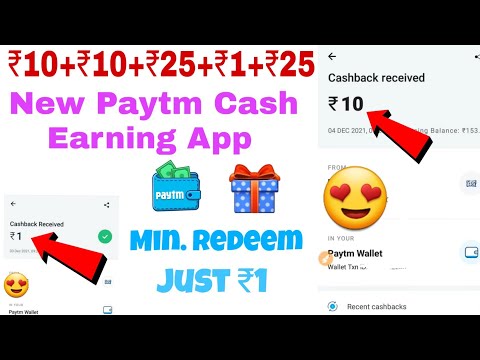 ₹1 minimum redeem new paytm cash earning app 2021 | New money making apps malayalam | earn money